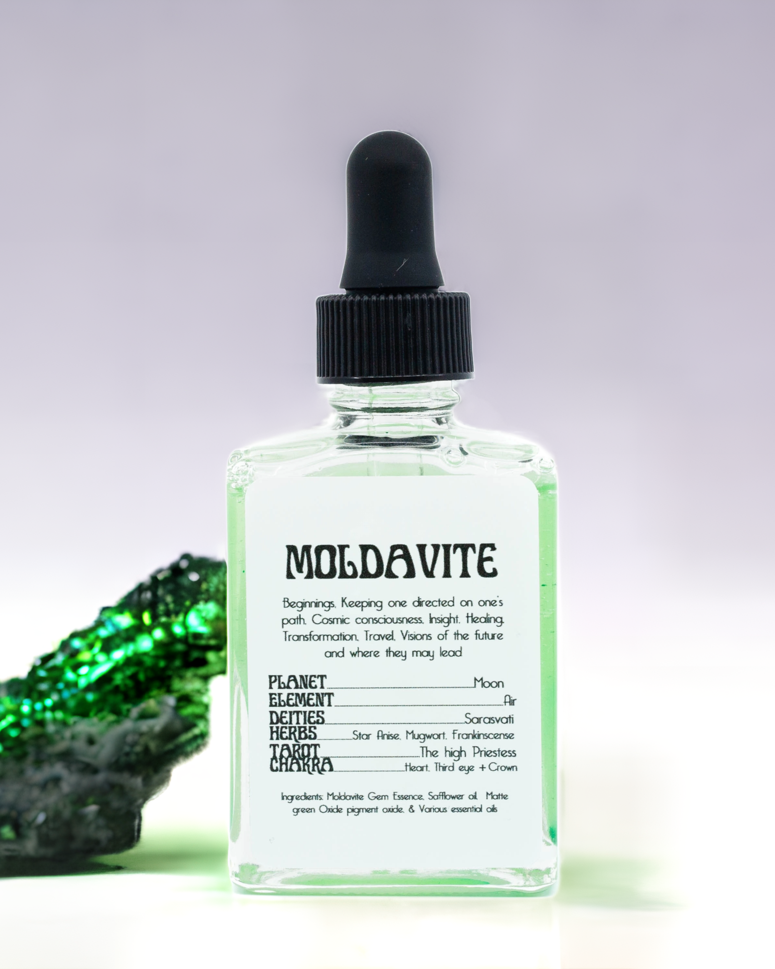 Moldavite Gem Essence Oil