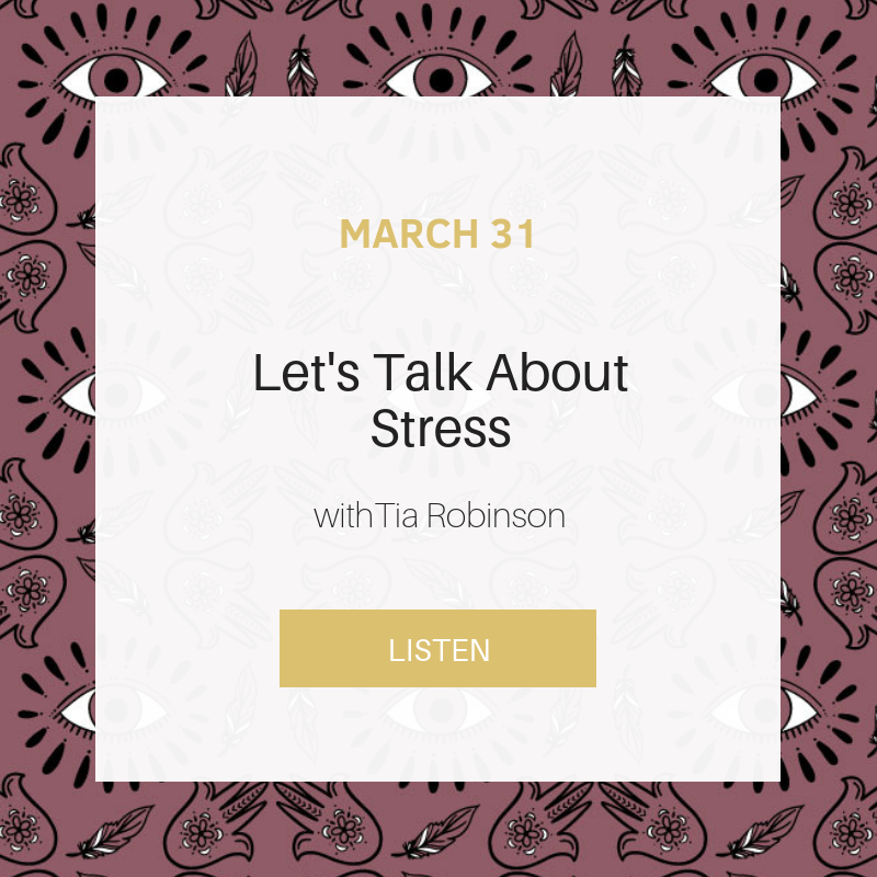 Sunday School: Let's Talk About Stress