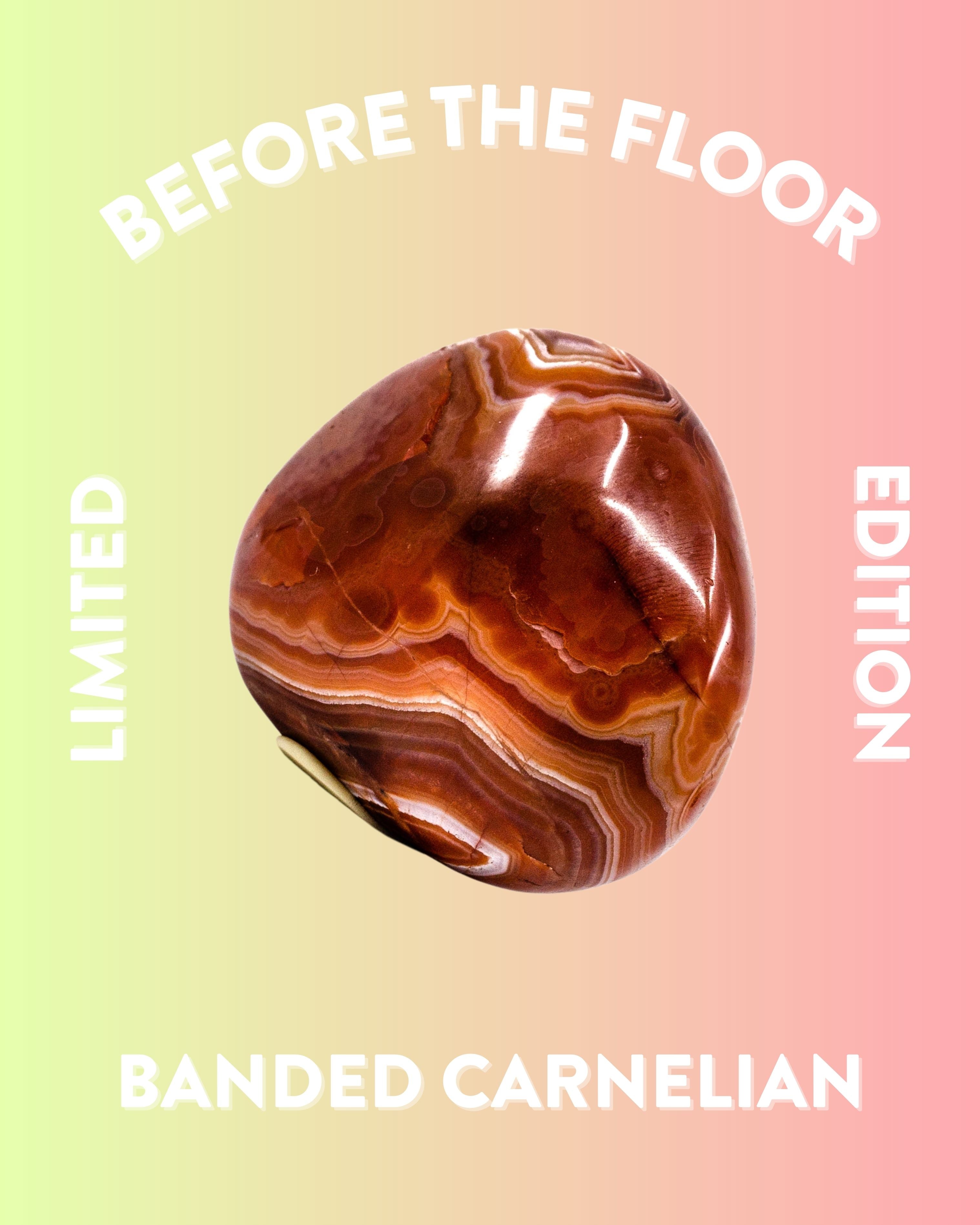 Banded Carnelian Pebbles - Before the Floor