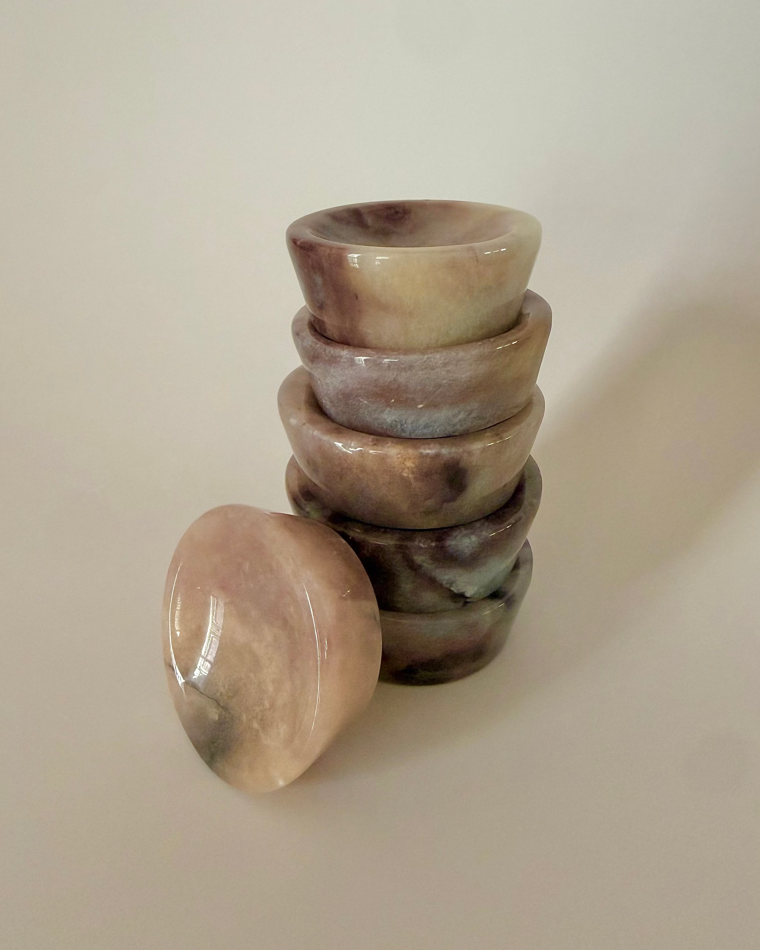 Mini Pink Aventurine Bowls (2 inches)
