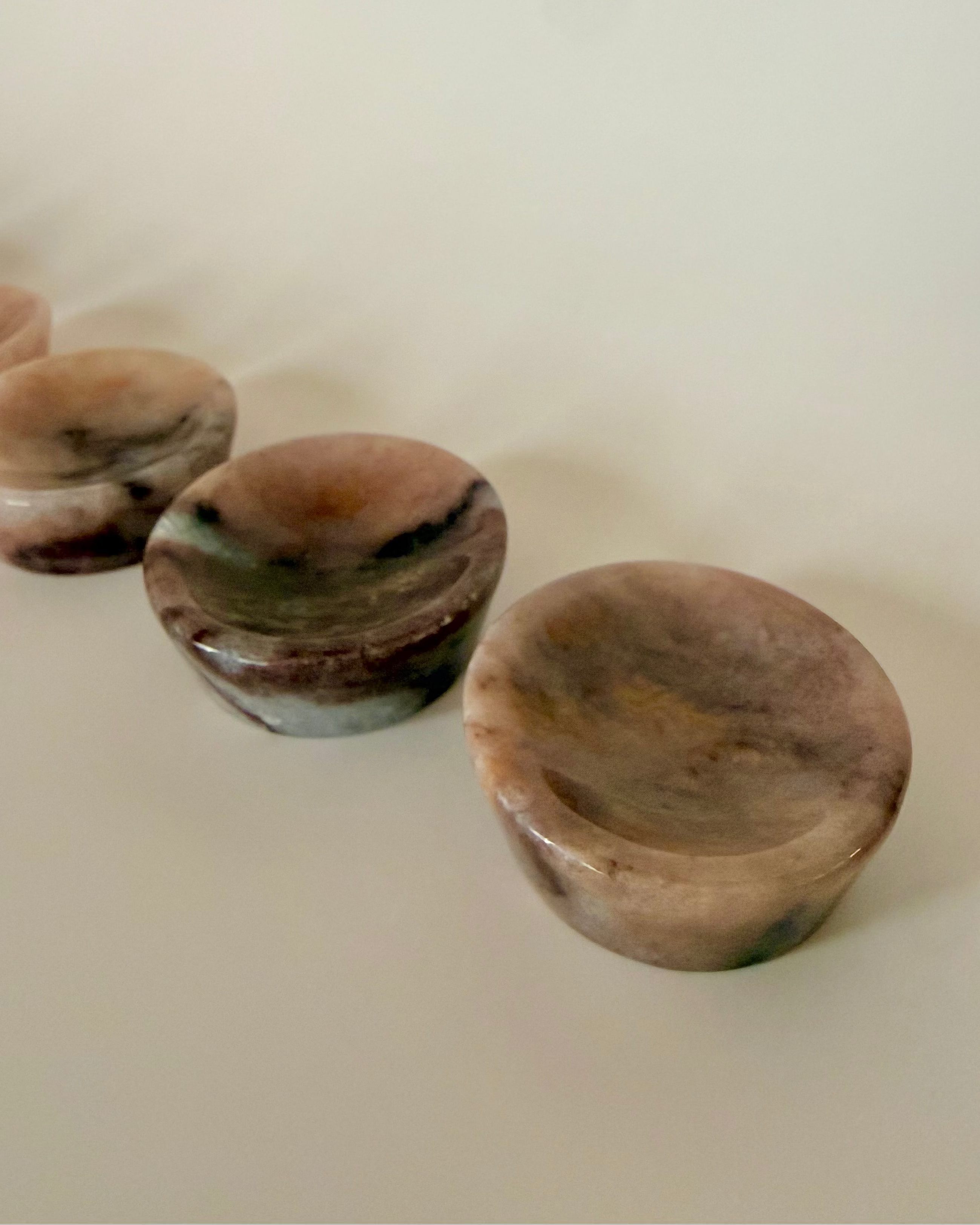 Mini Pink Aventurine Bowls (2 inches)