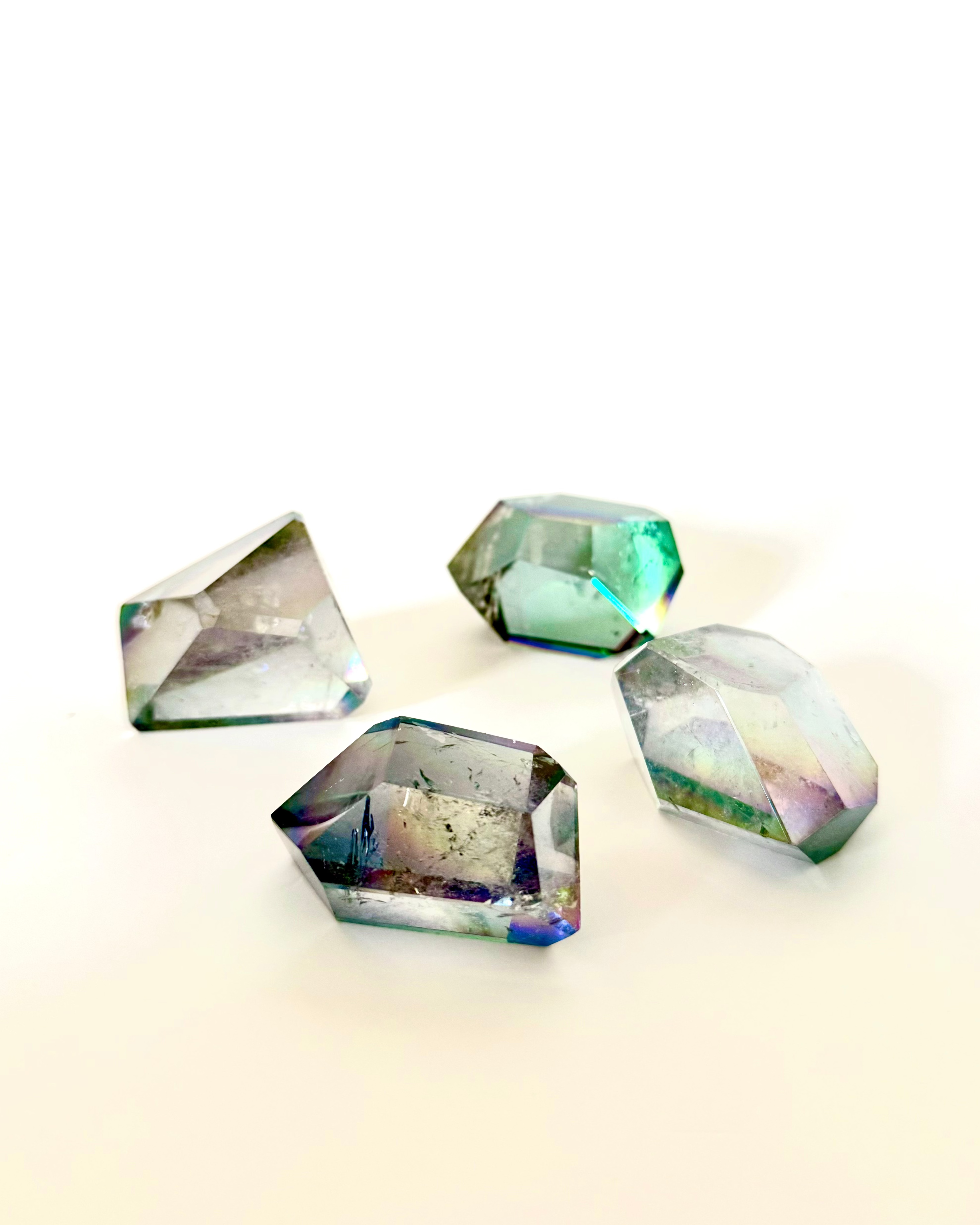 Tanzine Aura Quartz Freeform