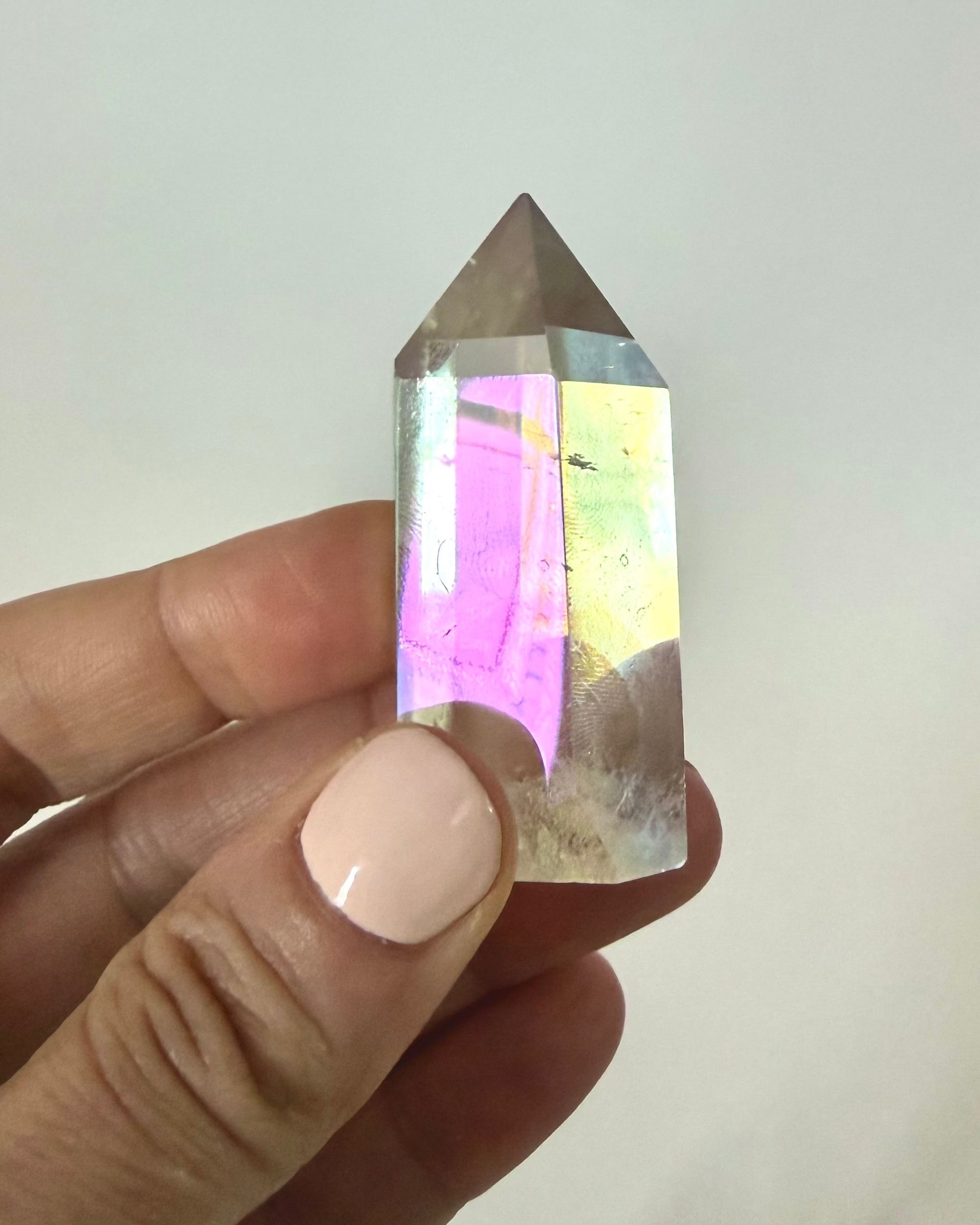 Angel Aura Clear Quartz Point