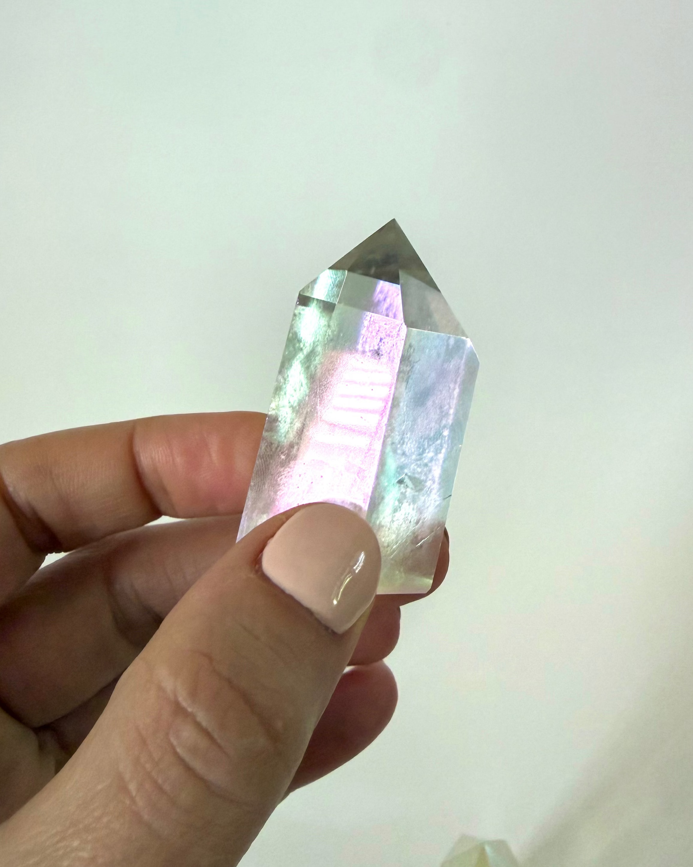 Angel Aura Clear Quartz Point