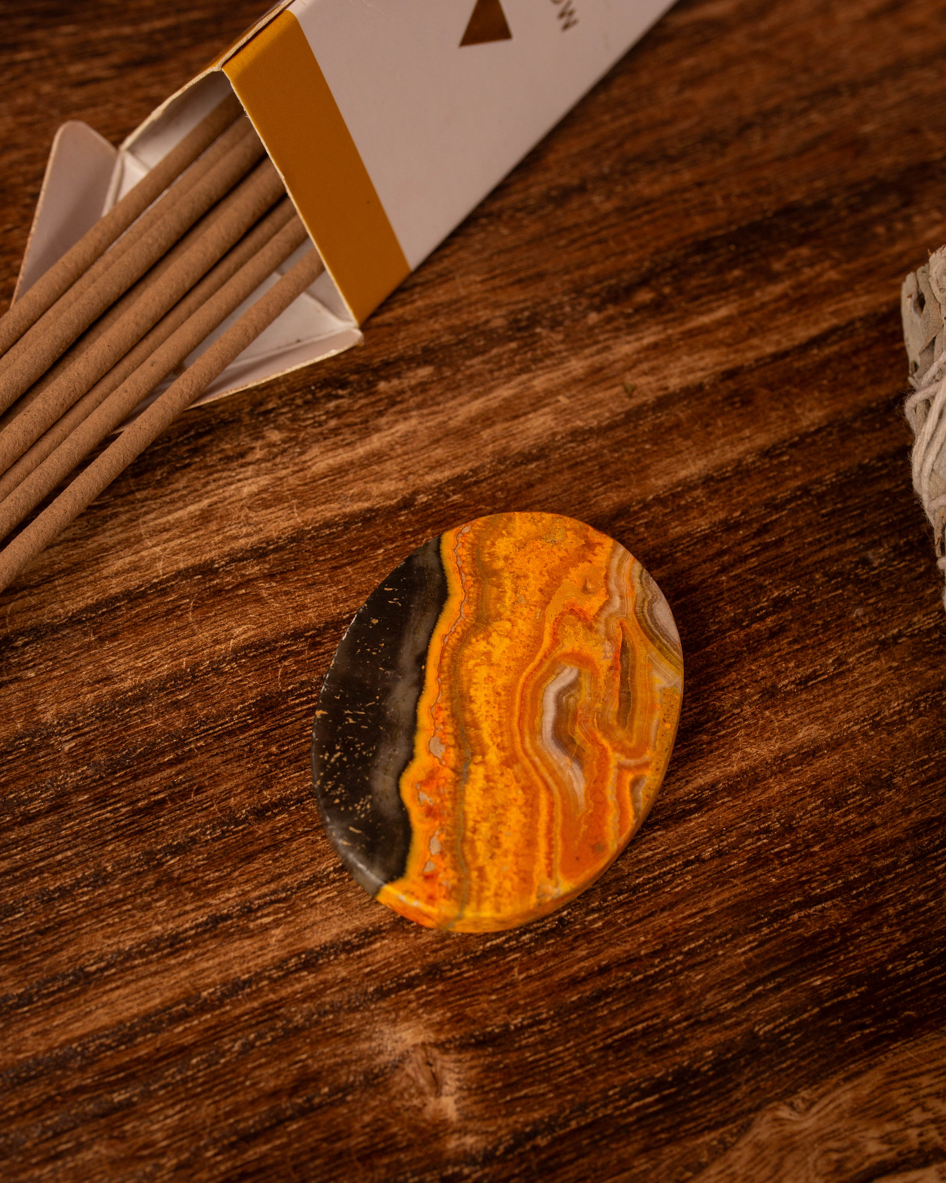 Bumble Bee Jasper Smooth Stone