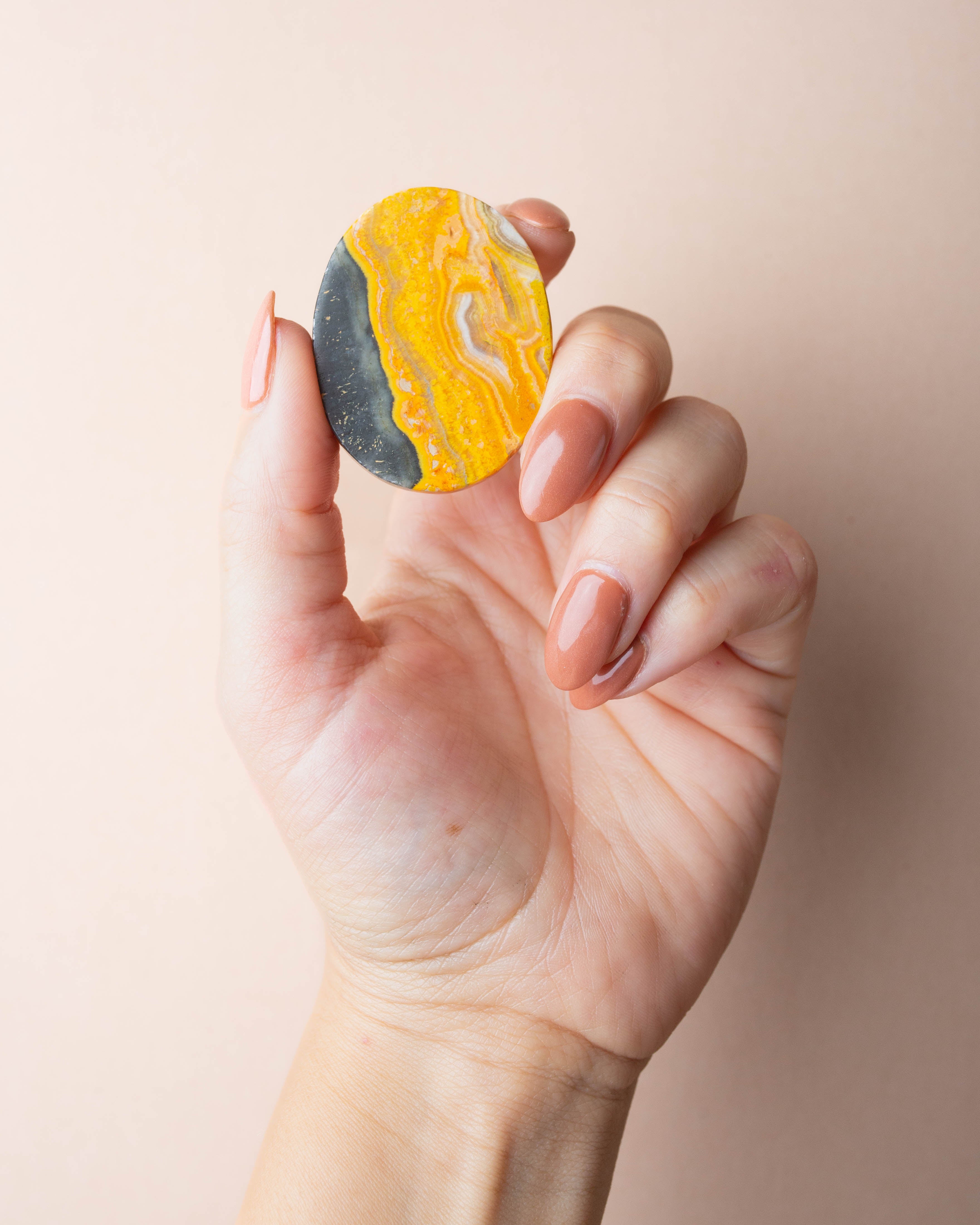 Bumble Bee Jasper Smooth Stone