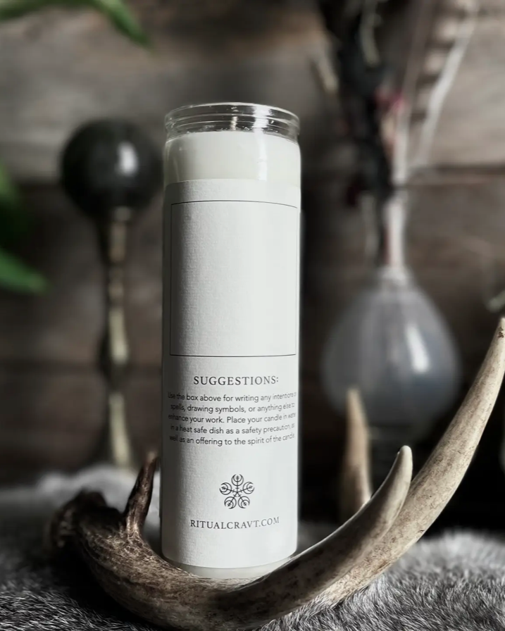 Creativity Dressed Altar Candle