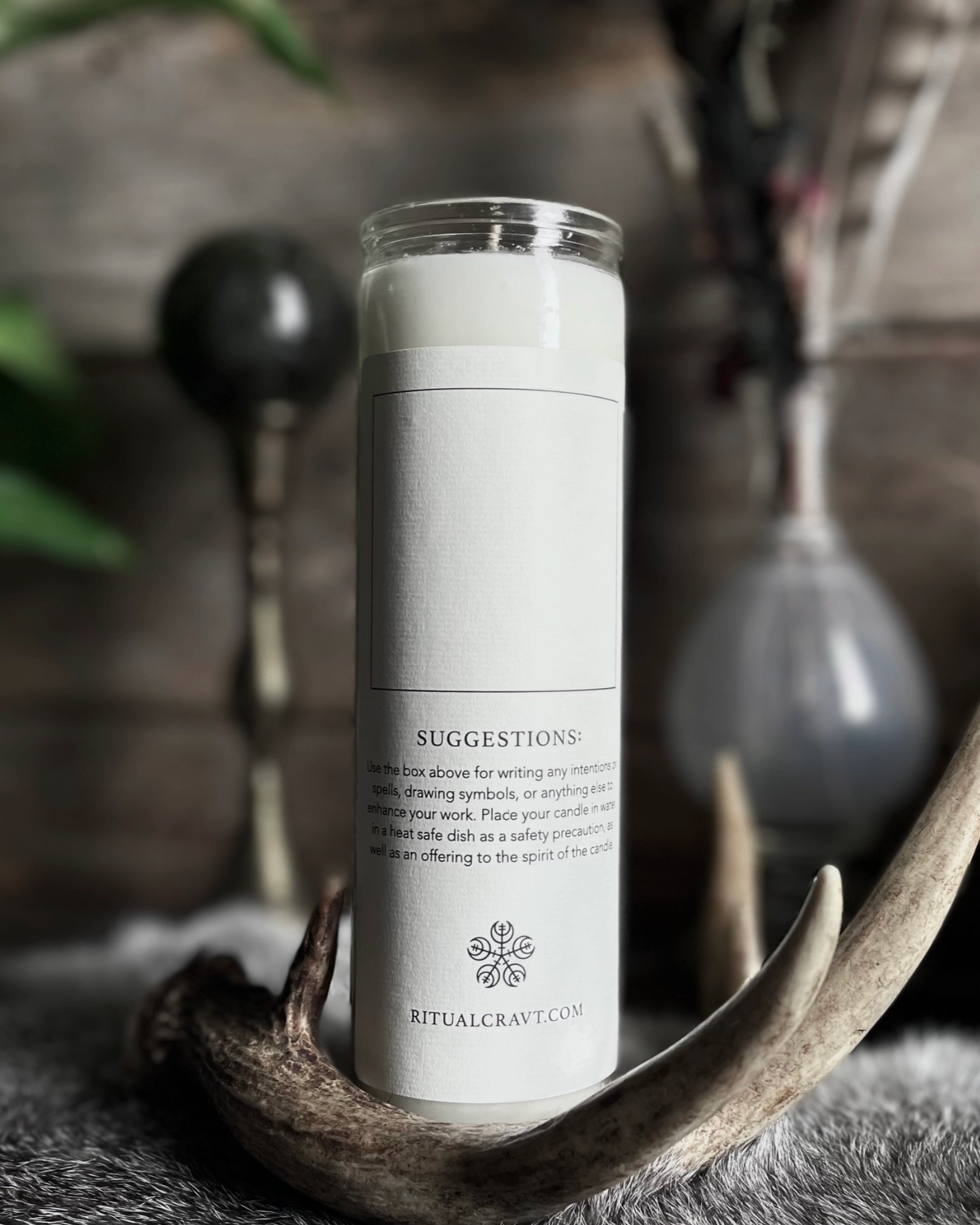 Grief Dressed Altar Candle