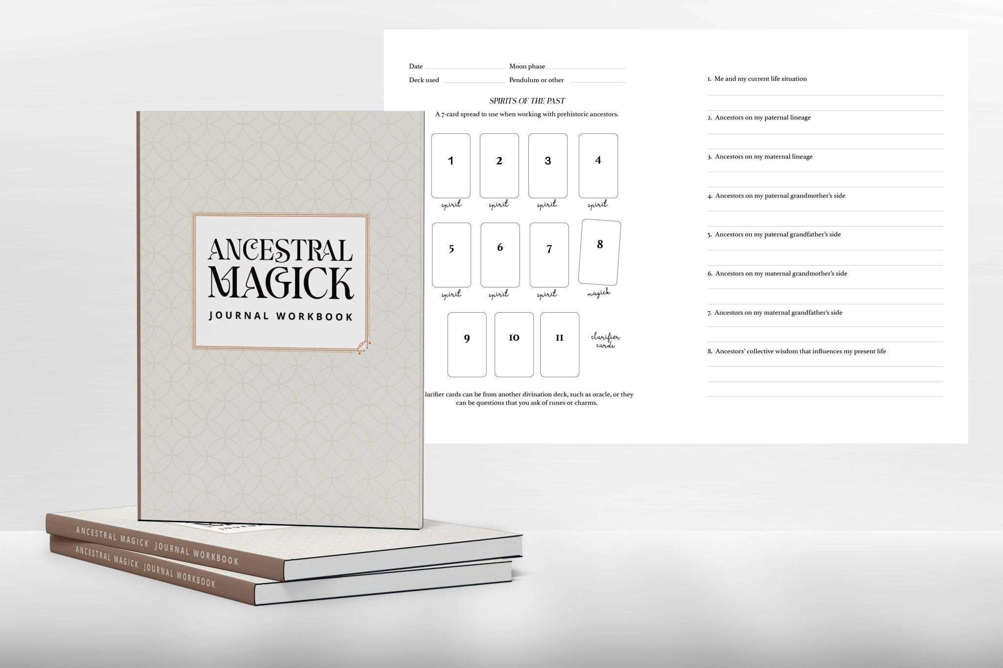 Ancestral Magick Journal Workbook