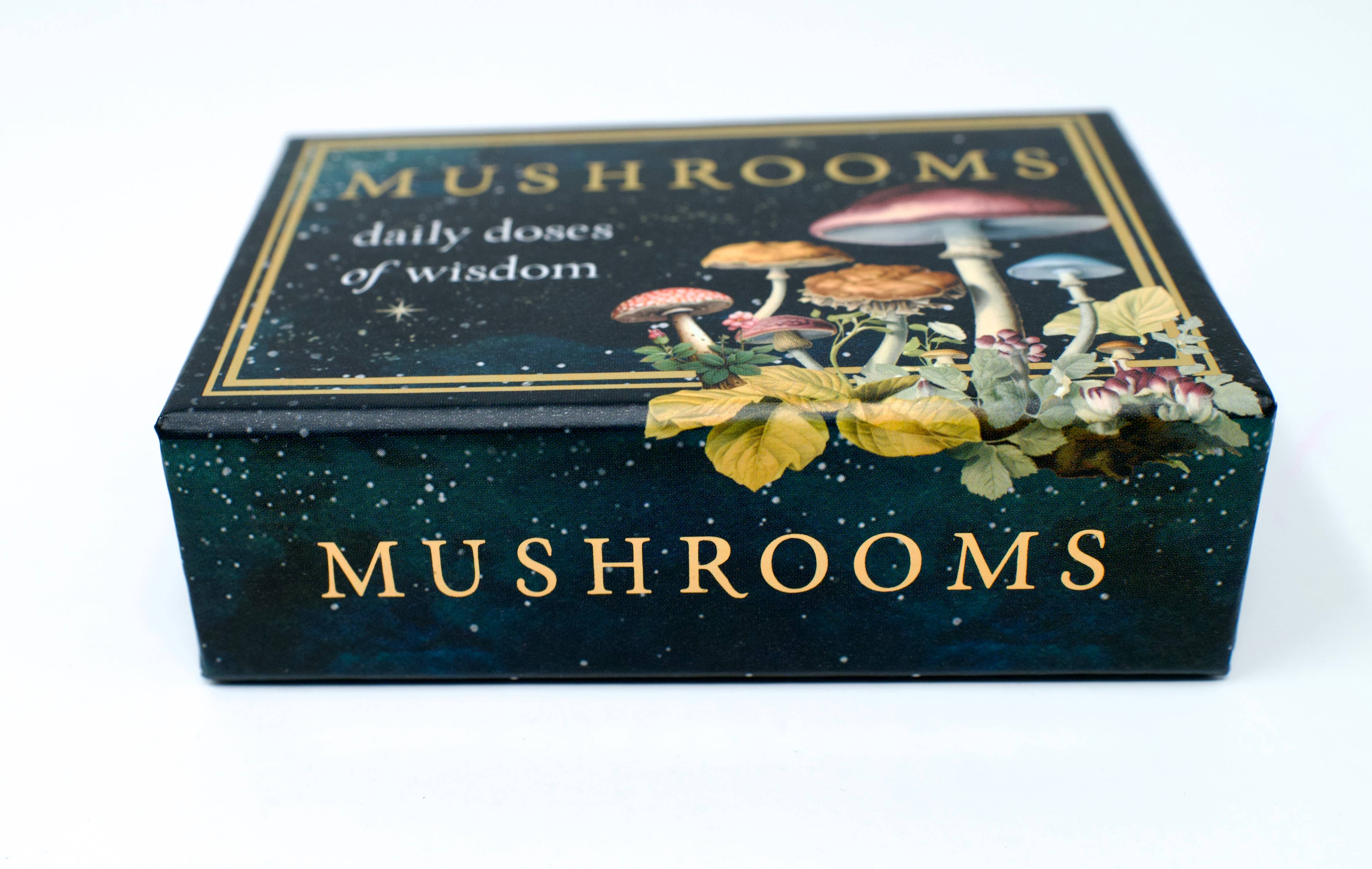 Mushrooms: Daily Doses of Wisdom (36 Gilt-Edged Mini Cards)