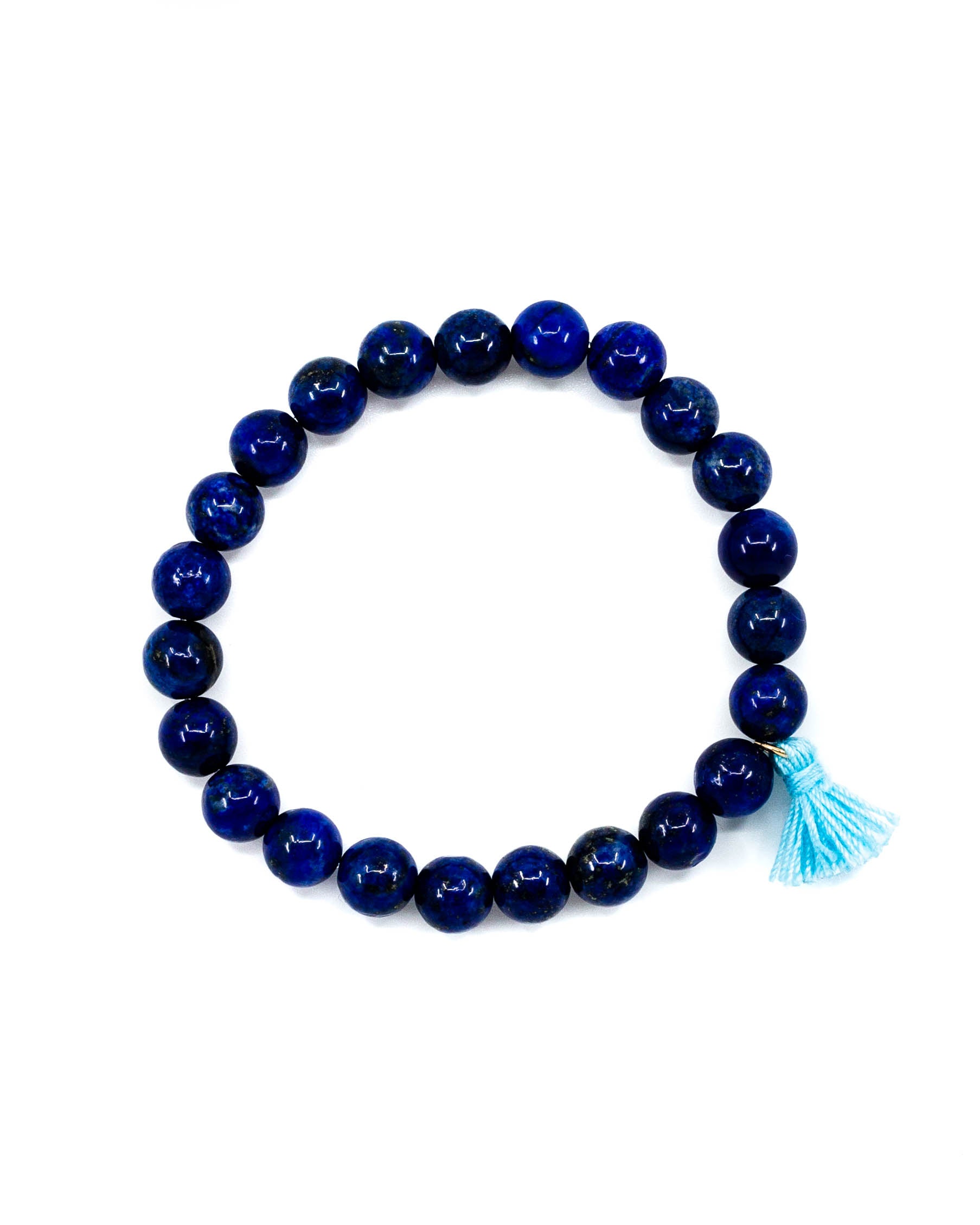 Blue Sandstone Mala Bracelet – Santore Company